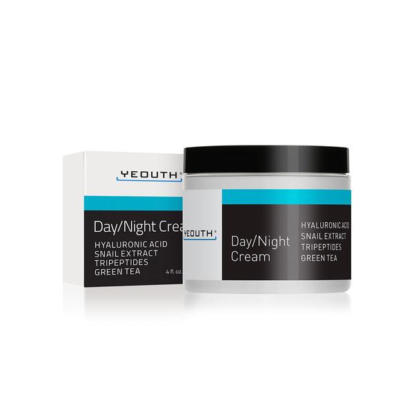 Day/Night Moisturizer with Snail Extract, Hyaluronic Acid, Green Tea, & Peptides